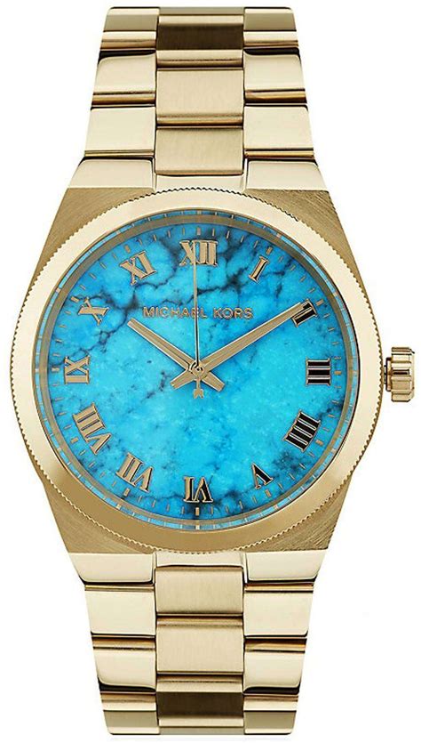 damenuhren michael kors chronograph|michael kors turquoise face watch.